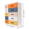 YIYIBYUS Cabinet with Drawer Small Narrow Organizer Cabinet, PP Floor Corner Cabinet - 4 of 4