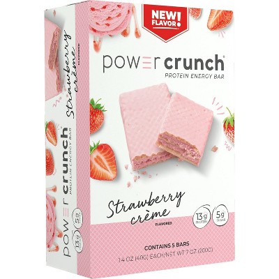 Power Crunch Strawberry Cream Wafer Protein Energy Bar - 5pk_2