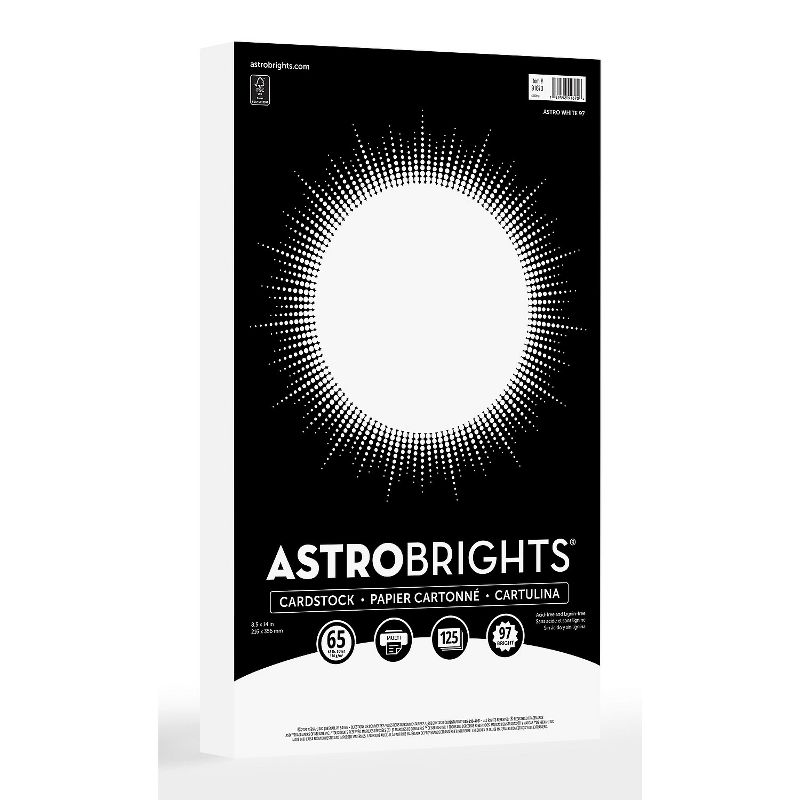 Astrobrights Cardstock Paper 65 lbs 8.5 x 91670, 1 of 2