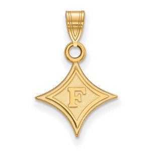 Black Bow Jewelry 10k Yellow Gold Furman Paladins NCAA Small Pendant - 1 of 3