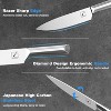 imarku 16PCS high carbon stainless steel kitchen knife set, with ultra sharp knife block set and Japanese knife set with anti slip ergonomic handle - 3 of 4