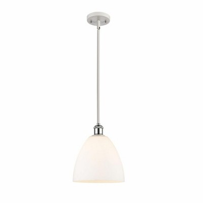 Bristol Glass - 1 Light Mini Pendant In Industrial Style-11.25 Inches Tall and 9 Inches Wide
