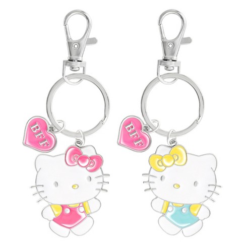 Sanrio Hello Kitty Bff Keychain Set Of 2 - Hello Kitty And Mimmy White -  Officially Licensed Authentic : Target