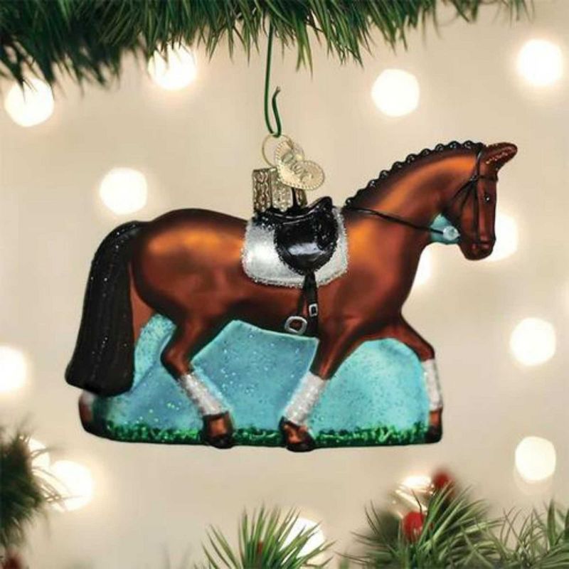 Old World Christmas 3.0 Inch Dressage Horse Power Obedience Strength Tree Ornaments, 2 of 4