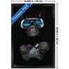 Trends International Reinders: Animals - Gaming Dog Framed Wall Poster Prints - 3 of 4