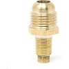 GasOne Propane Orifice Connector Brass Tube Fitting 3/8" Flare x 1/8" Mnpt or Male Pipe - 2 of 4