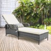 Costway Outdoor Chaise Lounge Chair Patio Recliner with 6-Level Backrest Cushion & Pillow - 2 of 4