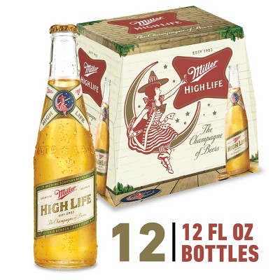 Miller High Life Beer - 12pk/12 fl oz Bottles