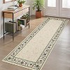 Machine Washable Vintage Rug with Non-Slip Backing, Stain-Resistant Low-Pile Floor Cover for Living Room, Bedroom & Kids Room - 2 of 4