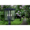 Crystorama Lighting Belmont 3 - Light Post Light in  Graphite - 4 of 4