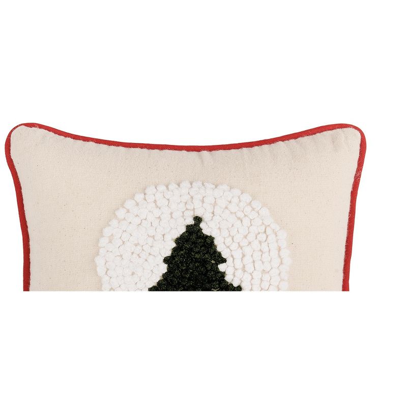 C&F Home 8" x 8" Snow Globe Tree French Knot Petite  Size Accent Throw  Pillow, 2 of 5