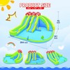 BlueAcorn Inflatable 7-in-1 Water Park and Bounce House, L 204" × W 197" × H 95" - 2 of 4