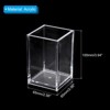 Unique Bargains Acrylic Large Capacity Square Office Home Pencil Holder - 2 of 4