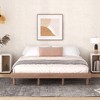 Queen Size Floating Platform Bed for Bedroom or Apartment - 2 of 4