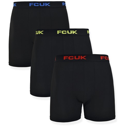 French Connection Men's 3 Pack Premium Boxer Briefs - 360 Stretch  Performance Underwear For Men In Black Size: Xxl : Target