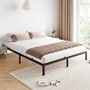 6/8/10/14 Inch Full/Queen/King Platform Bed Frame, Heavy Duty Metal Slats, No Box Spring Needed, Under Bed Storage, Noise-Free & Easy Assembly, Black - 4 of 4