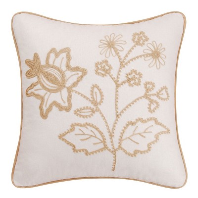 C&F Home 18" x 18" Harlow Chain Stitch Pillow