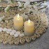 LumiPur 2pk 2"x3" Signature Natural Glow Flickering Flameless LED Wax Pillar Candle Gray Fog - 2 of 4