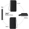 BEAFUP Women PU Leather Wallet,RFID Blocking Zipper Around Phone Holder Clutch Wristlet,Large Capacity Travel Long Purse for Women - 2 of 4