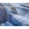 Signare USA Chiffon Lotus Navy Floral Chiffon Scarf - 4 of 4