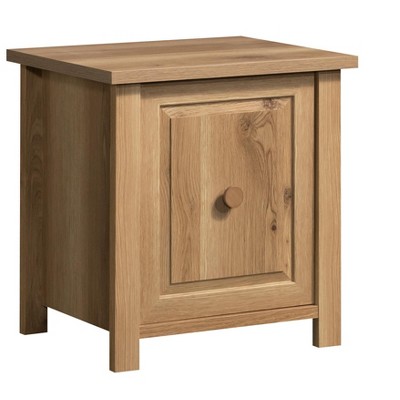 Vynxaria Modern Night Stand - Brown & Gray Finish, Black Accents, Spacious Surface, Smooth-Glide Pencil/File Drawers, Metal-Wood Build, Compact