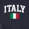 Men's - Instant Message - Italy Flag Graphic Fleece Sweatshirt - 2 of 4