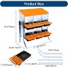Chicken Nesting Box,Chicken Egg Laying Box with Compartments, Roll Away Eggs Laying Boxes, Nesting Boxes, indoor & Outdoor Use,Easy Egg Collection - 4 of 4