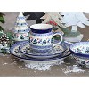 Blue Rose Polish Pottery Ceramika Artystyczna Cereal Bowl - 2 of 2
