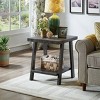 Syemin End Tables Square Tray Table End Table for Small Spaces Nightstand Accent Coffee Table Mid-Century Side Table, Brown, 24"*22"*23" - 4 of 4
