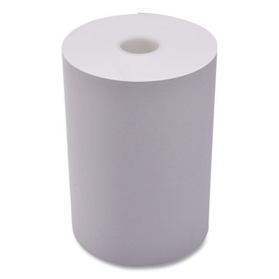 Iconex Impact Bond Paper Rolls, 1-Ply, 3.25" x 243 ft, White, 4/Pack
