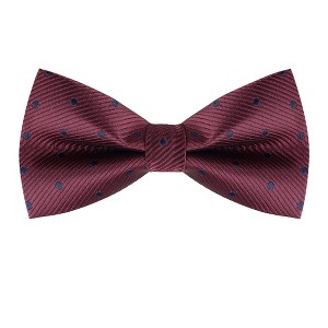 Allegra K Men's Pre-Tied Adjustable Polka Dots Tuxedo Work Party Prom Bow Ties - 1 of 4