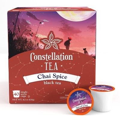 Constellation Tea Spiced Chai Black Tea Pods,Compatible Keurig 2.0 ...