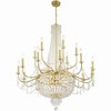 Crystorama Lighting Haywood 22 - Light Chandelier in  Aged Brass - 4 of 4