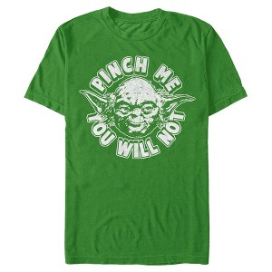 Men's Star Wars St. Patrick's Day Yoda Pinch Me Not T-Shirt - 1 of 4