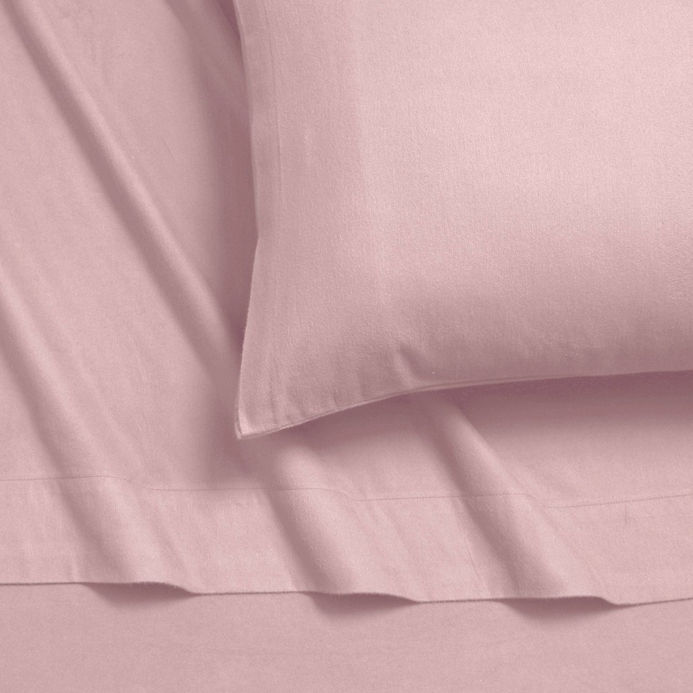 Photos - Bed Linen Tribeca Living Full 6 oz Cotton German Flannel Deep Pocket Sheet Set Light