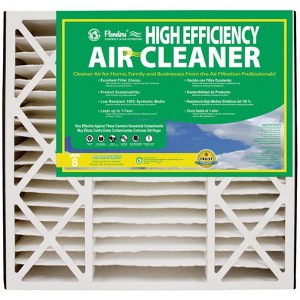 AAF Flanders 20 in. W X 20 in. H X 5 in. D Synthetic 8 MERV Pleated Air Filter (Pack of 2) - 1 of 1