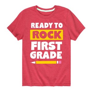 Boys' - Instant Message - Ready to Rock First Grade Short Sleeve Graphic T-Shirt - 1 of 4