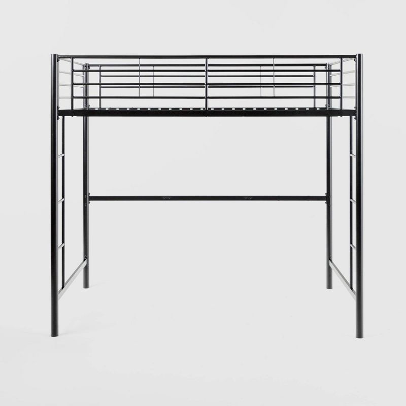 Twin Size Metal Platform Loft Bed - Saracina Home, 4 of 9