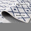 9x12 Area Rugs for Living Room, Washable Rug Modern Geometric Rugs Soft Non-Slip Indoor Floor Carpet  Rug for Bedroom Dining Room - 4 of 4