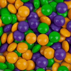 Just Candy Milk Chocolate Minis Mardi Gras Mix - 1 of 4