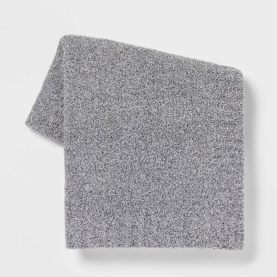 Cozy Knit Throw Blanket Charcoal - Threshold™