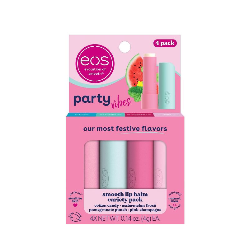 eos Lip Balm Stick Variety Pack - Party Vibes - 4pk, 1 of 8