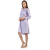 Casual Nights Women's Long Sleeve Floral Embroidered/Pintucked Night-Gown - 2 of 4
