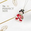 Spode Christmas Tree Snowman Bell Ornament, Durable Holiday Ornament for Festive Decor & Winter Wonderland Display - Sleek Seasonal Ornaments - 3 of 4