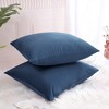 PiccoCasa Sofa Couch Bed Chair Velvet Decors Luxury Euro Square Throw Pillow Cover - 2 of 4