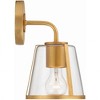 Crystorama Lighting Fulton 1 - Light Vanity in  Antique Gold/Clear - 3 of 4