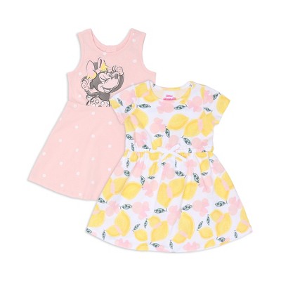 Disney Minnie Mouse Girls Dress 2 Piece Set for Toddlers and Big Kids