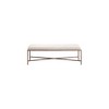 Meridian Furniture,Valley Chenille Fabric Bench - 3 of 4