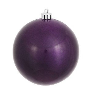 Vickerman Plum Ball Ornament - 1 of 4