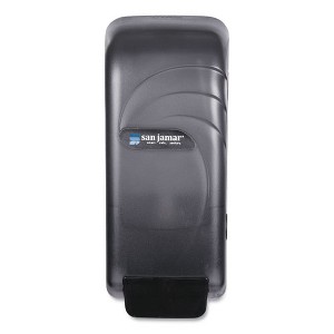 San Jamar Oceans Universal Liquid Soap Dispenser, 800 mL, 4.5 x 4.38 x 10.5, Black - 1 of 3